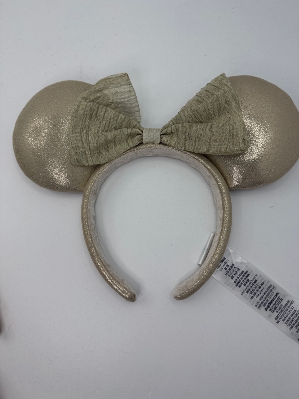Disney Ears Gold Champagne